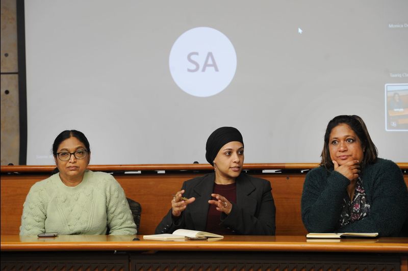 The SGBV Indaba at UCT concluded on 31 August with contributions from, among others, (from left) Anne Isaac, Prof Jameelah Omar and Seehaam Samaai.