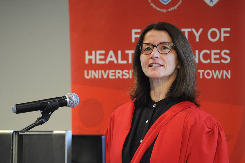 Prof Edina Sinanovic delivered her inaugural lecture on Monday, 18 September.