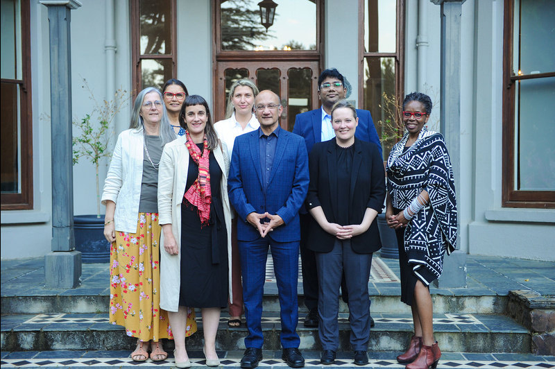 Future Leaders alumni with some members of the UCT executive. <b>Photo</b> Lerato Maduna. 