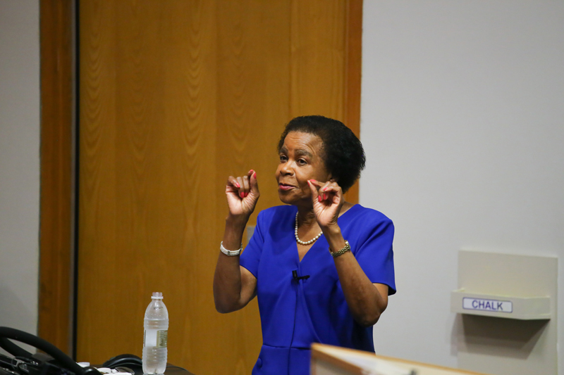 Former UCT VC Dr Mamphela Ramphele delivered a Summer School lecture on ubuntu.