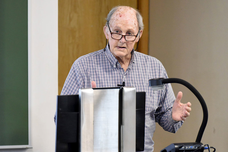 UCT veteran architect Emer Prof Julian Cooke delivered a Summer School lecture on the history of compounds and hostels.
