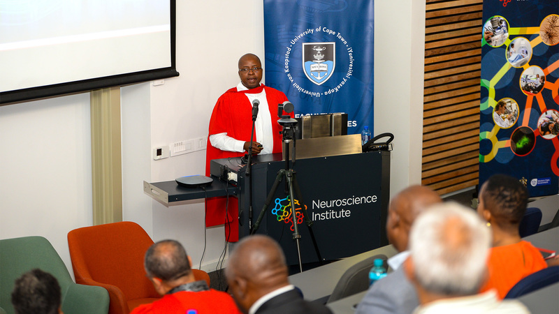 Lebogang Ramma, a professor in audiology at UCT, delivered the first inaugural lecture of 2024 on Thursday, 1 February.