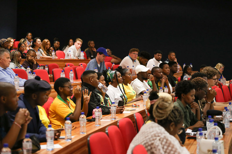 Audience members arrived in numbers to listen to a youth political debate held at UCT recently.