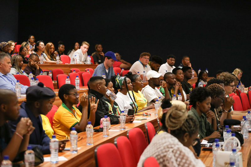 Audience members arrived in numbers to listen to a youth political debate held at UCT recently.