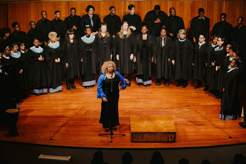 The choir’s doors are open to all members of the campus community.   