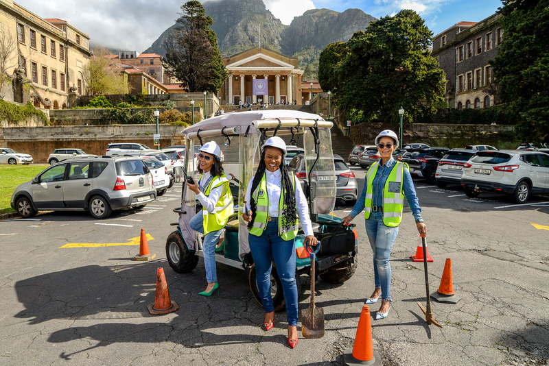 Three women are at the helm of UCT’s maintenance unit. 