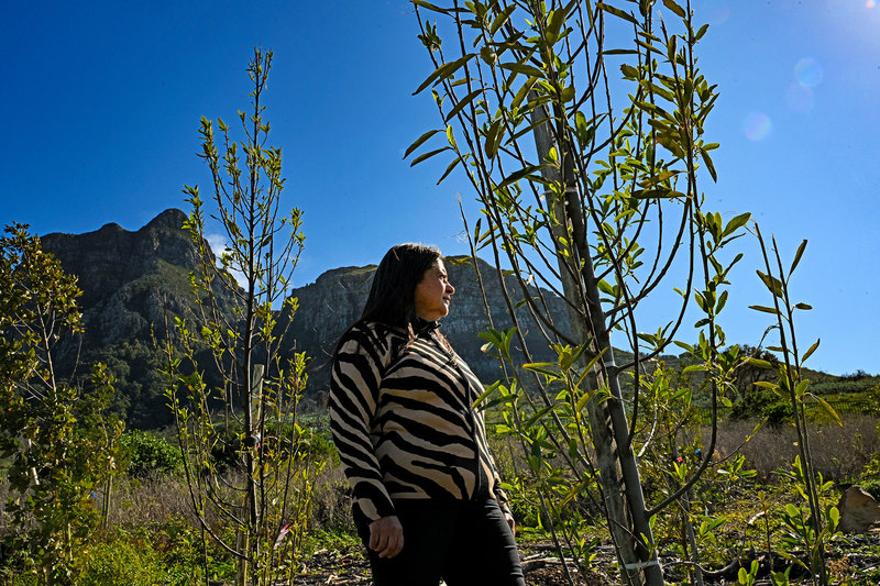 Noelene le Cordier, senior horticulturist and the project leader