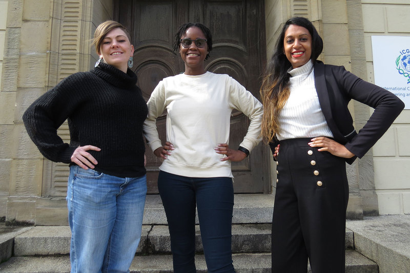 Three of the IDM’s leading ladies (from left): Caron Jacobs, Atondaho Ramudzuli and Selisha Naidoo.