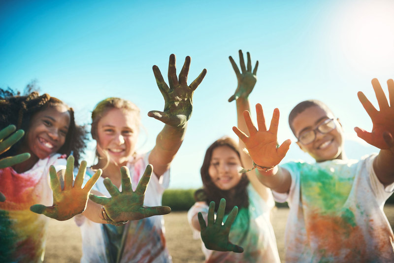 UCT&rsquo;s School of Education&rsquo;s OERiGA project is using indigenous games to equip Generation Z educators and learners with essential skills for the digital age. <b>Photo </b><a href="https://www.istockphoto.com/photo/shot-of-a-group-of-teenagers-having-fun-with-colourful-powder-at-summer-camp-gm1326024900-410857606?searchscope=image%2Cfilm" target="_blank">iStock</a>.