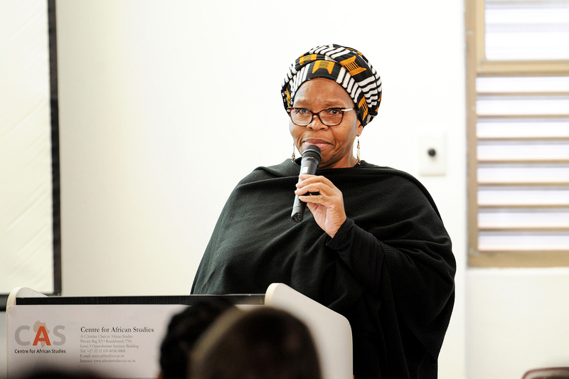 Prof Makhosazana Xaba delivers the 2024 AC Jordan commemoration lecture.