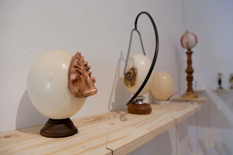 Final-year fine art students had their work displayed during the Michaelis Grad Show.