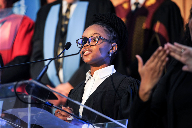 New UCT SRC president, Thando Lukhele