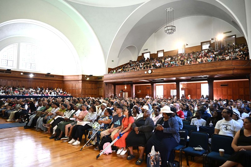 It was a full house in the Sarah Baartman Hall on UCT’s upper campus, as parents and guardians attended sessions and talks.