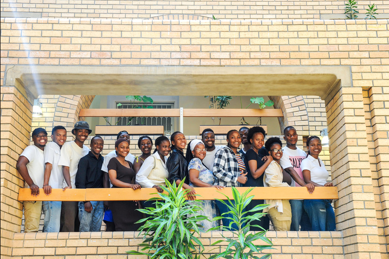 Some of the bursary recipients were present for the handover on 28 February.