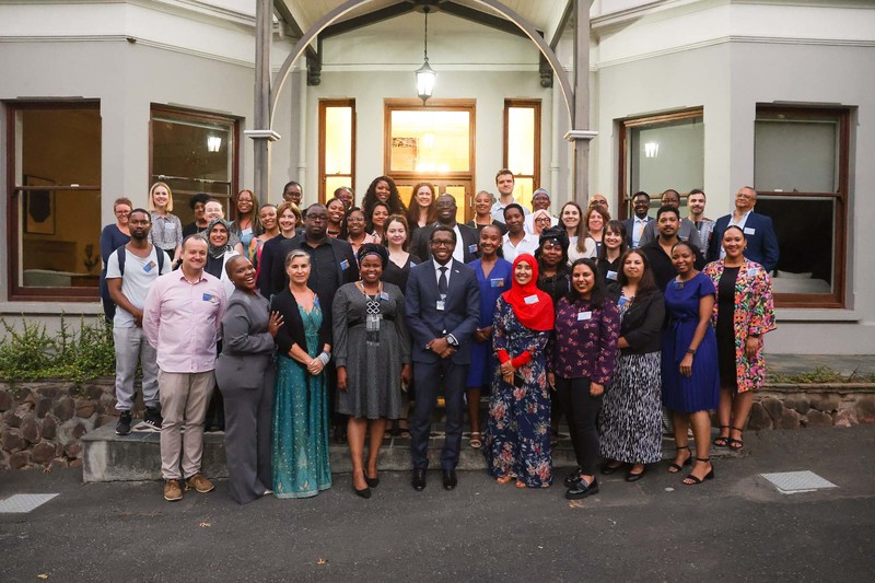 UCT VC Prof Mosa Moshabela and his executive team celebrated emerging scholars who participated in the NAPP.