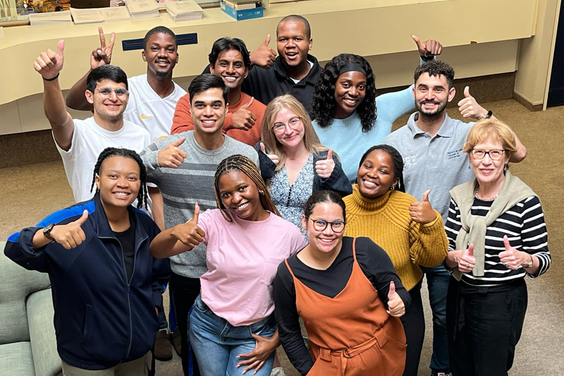 Prof Ilse Lubbe with the academic trainees at the College of Accounting who achieved 100% pass rate in the IAC examination.