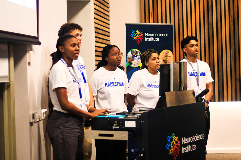 The winning team at the 2025 UCT-Harvard surgical hackathon.