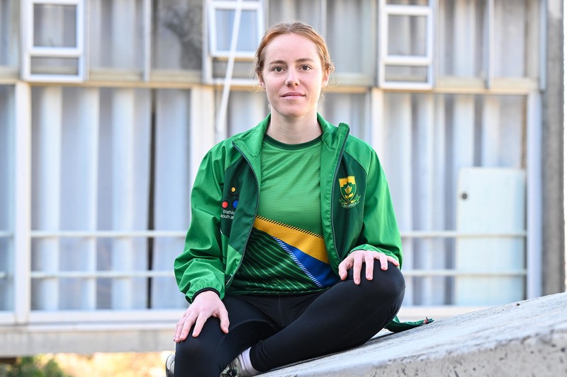 UCT star triathlete Rebecca Monk aims to shine and represent at the 2025 World Triathlon Multisport Championships in Pontevedra, Spain. <strong>Photo</strong>&nbsp;Lerato Maduna.