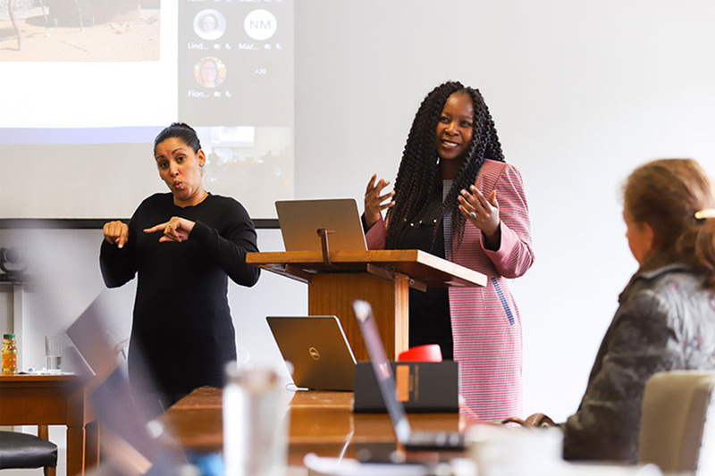 Michelle de Bruyn has led the creation of a website that is accessible in South African Sign Language.