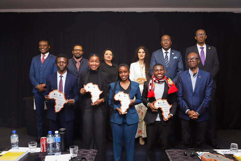 The combined winning team of the 34th Christof Heyns African Human Rights Moot Court.