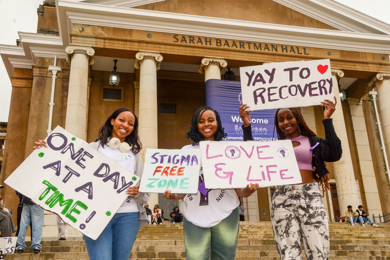 UCT held a Recovery Walk in solidarity with those suffering from addictions and mental health issues.