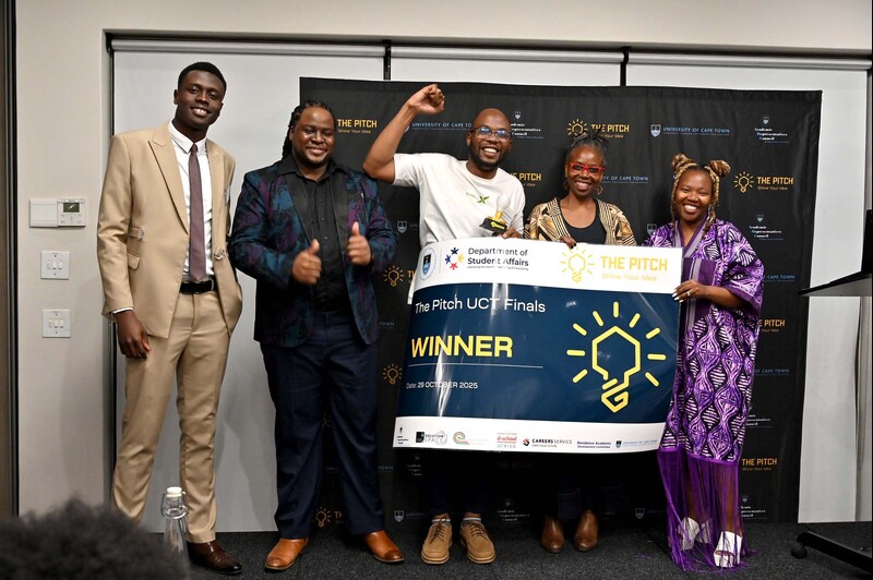 Vuyo Hlongwane won The Pitch UCT 2025.