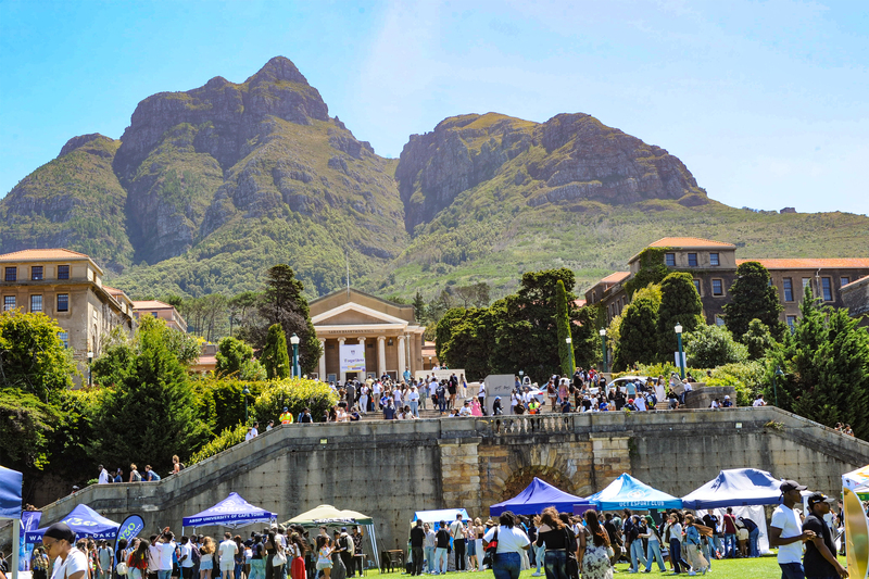 First-year and returning students attending the annual Welcome Festival on the Green Mile earlier in 2025.