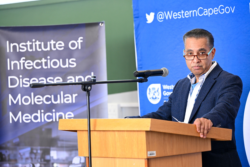 Professor Keertan Dheda, founder of FreeOfTB