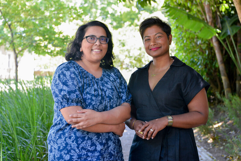Dr Deepti Charitar (left) and Dr Riashna Sithaldeen