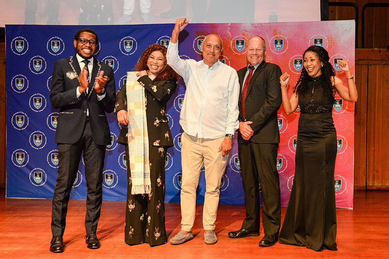 A special tribute was paid to Terence Swartz, celebrated for an extraordinary 45 years of service at UCT during the annual staff awards.