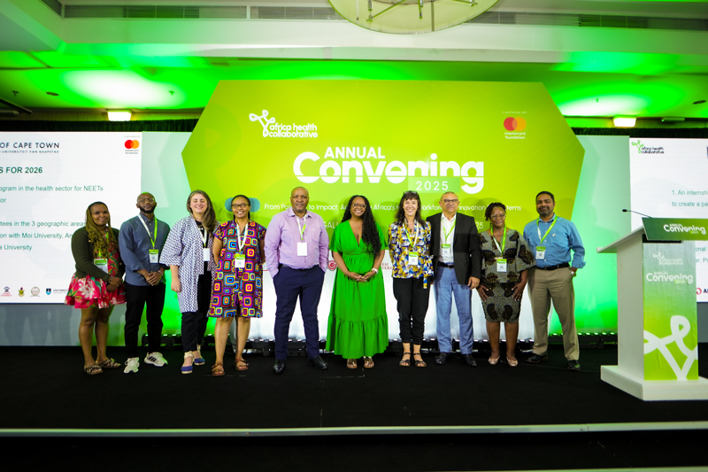 The UCT Healthy Futures South Africa Programme team at the Africa Health Collaborative 2025 Convening.