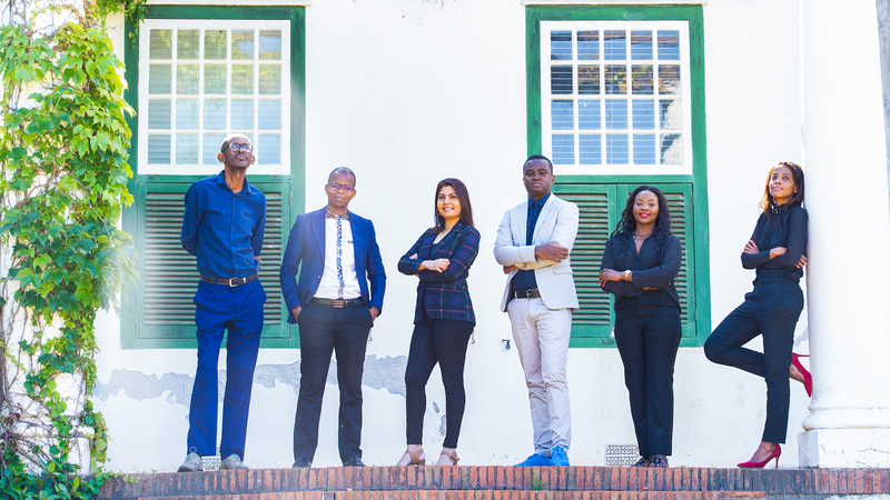 The Media and Social Media team: (from left ) Thami Nkwanyane, Elijah Moholola,, Manisha Govender, Ridovhona Mbulaheni, Sinethemba Phiri and Nombuso Shabalala. <b>Photo</b> Lerato Maduna.