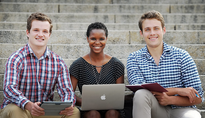 UCT graduates Rowan Spazzoli, Tsakane Ngoepe and Louis Buys, who developed AllSafe, are finalists in two international competitions.