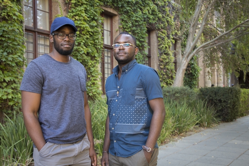 UCT students Qobolwakhe Dube and Tresor Kaya. Image supplied.