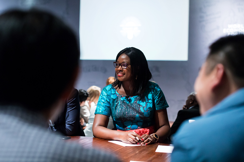 Dr Nadia Ikumi, AXA Research Fellow at UCT’s Institute of Infectious Disease and Molecular Medicine, at the event.