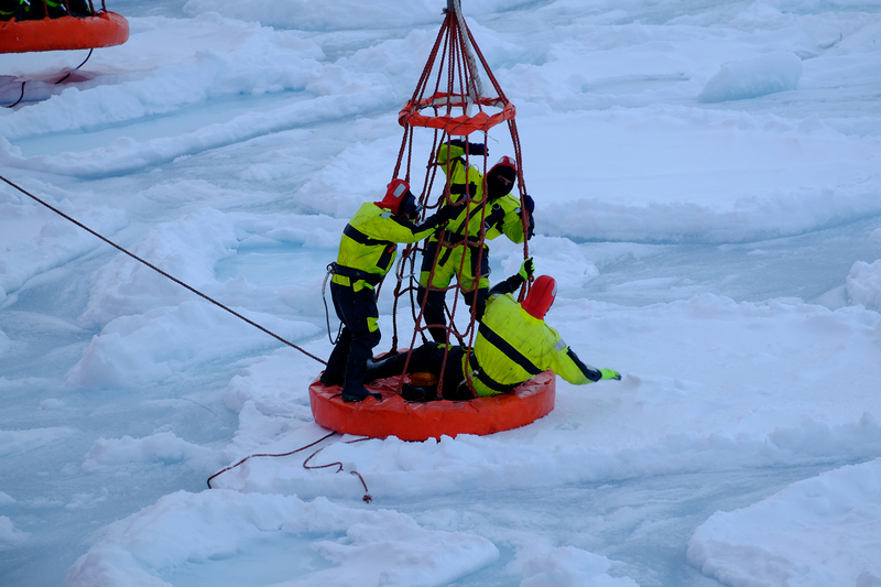 While on a similar expedition in 2017, scientists deployed buoys and drifters in the Atlantic Southern Ocean during an explosive polar cyclone. This was the first time such a storm had been measured. <b>Photo</b> Matthew Bone.