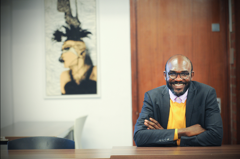  HUMA director Dr Divine Fuh, photographed at the UCT's Humanities building.  