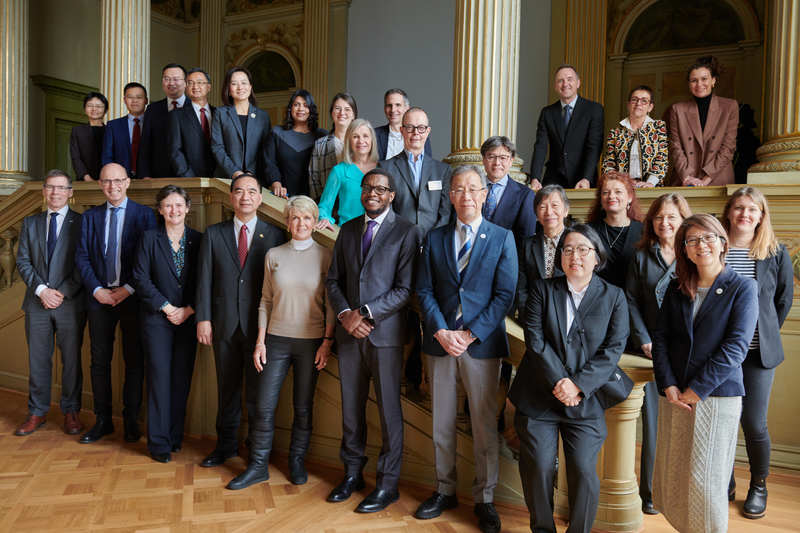 The IARU Presidents and Senior Officers at ETH Zurich for the Presidents Meeting in January 2025