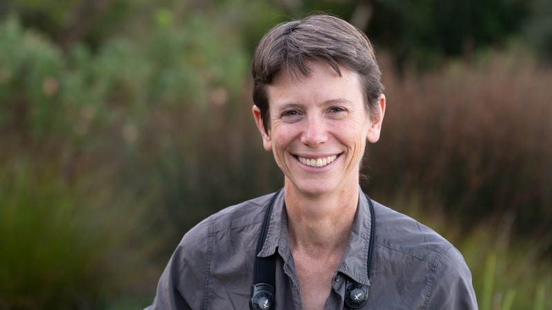 Prof Claire Spottiswoode. <b>Photo</b> Mark Johnston.