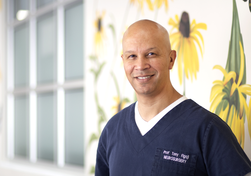 Professor Anthony Figaji, recipient of the 2025 Harry Oppenheimer Fellowship. <strong>Photo</strong> African Brain Child team.