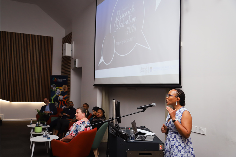 A panel discussion at the 2024 annual Research Celebration showcased the unique experiences of UCT’s mid-career researchers. 