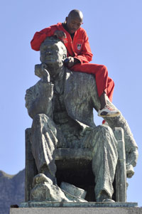 Rhodes statue