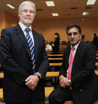 Prof Raj Ramesar and DVC Prof Danie Visser