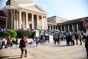 Students on campus