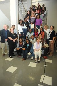 The first group of students to complete the Global Citizenship