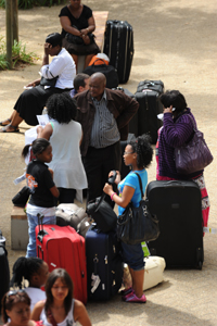 Residence students' arrival