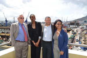 Wolfgang Nowak,Nomfundo Walaza, Prof Edgar Pieterse & Malika Ndlovu