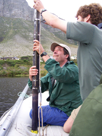 Researchers at work on Verlorenvlei