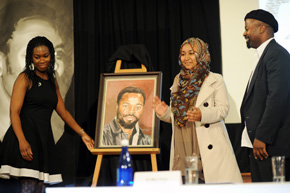 (From left) Obenewa Amponsah, Insaaf Isaacs and Dr Ben Okri