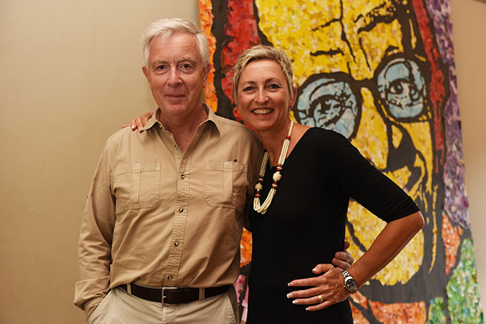 Professor Robin Wood and Professor Linda-Gail Bekker